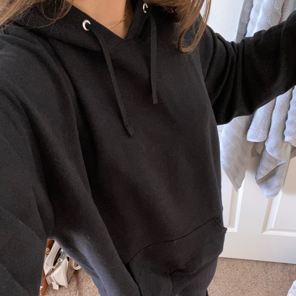 Black Oversized Hoodie